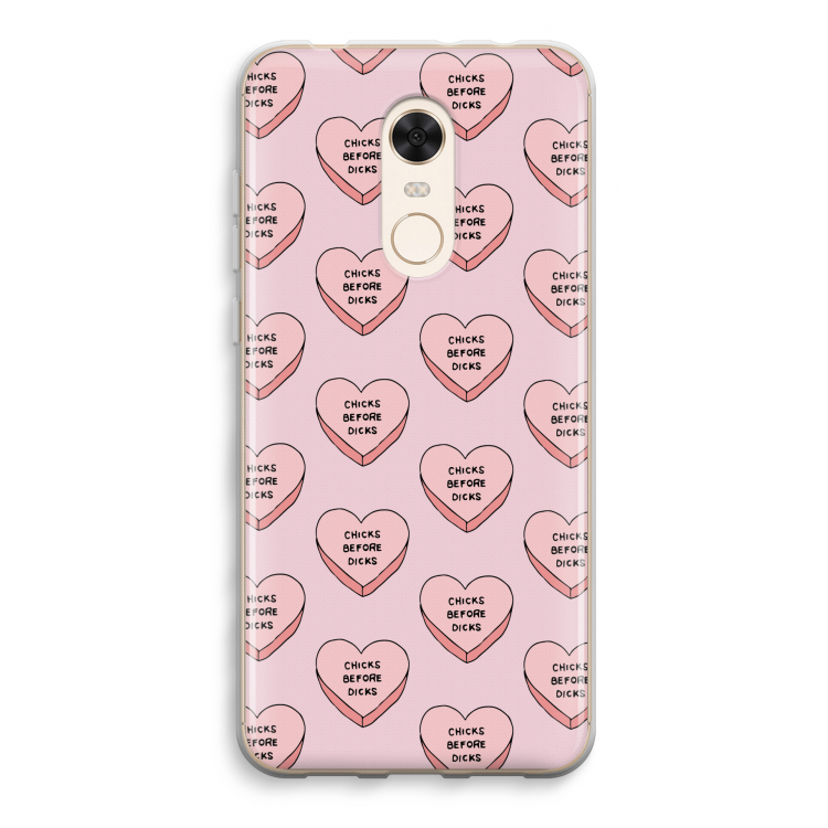 Chicks before dicks: Xiaomi Redmi 5 Transparant Hoesje