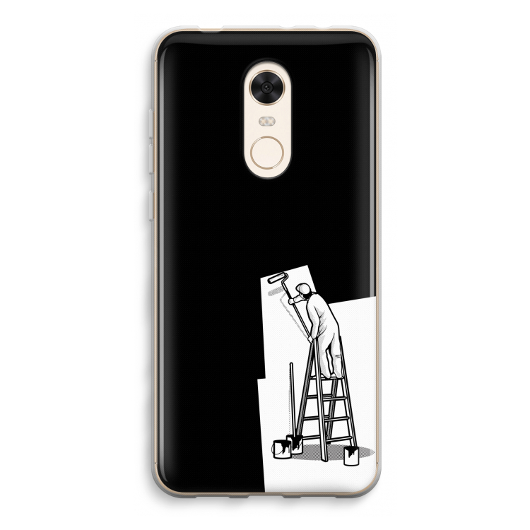 Musketon Painter: Xiaomi Redmi 5 Transparant Hoesje