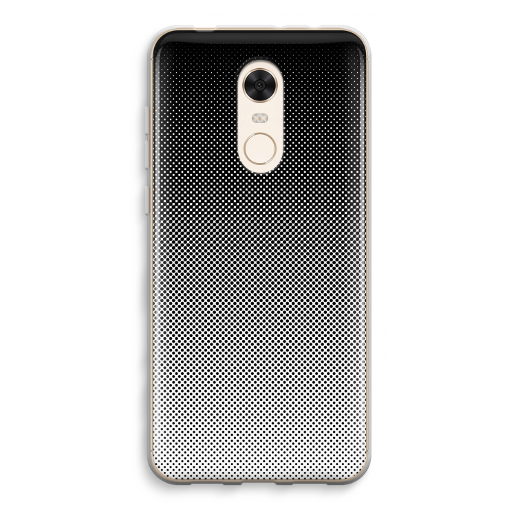 Musketon Halftone: Xiaomi Redmi 5 Transparant Hoesje