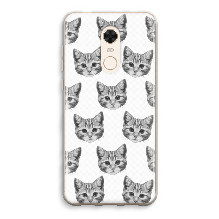 Kitten: Xiaomi Redmi 5 Transparant Hoesje