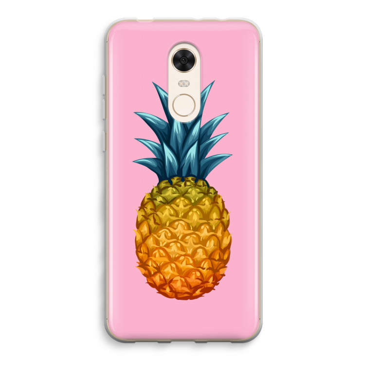 Grote ananas: Xiaomi Redmi 5 Transparant Hoesje