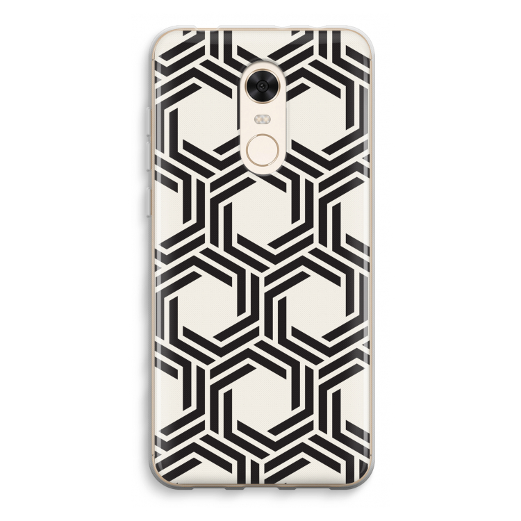 Geometrisch patroon: Xiaomi Redmi 5 Transparant Hoesje