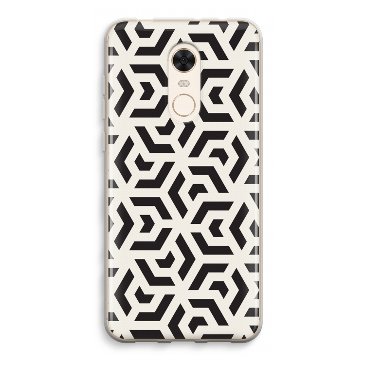 Crazy pattern: Xiaomi Redmi 5 Transparant Hoesje
