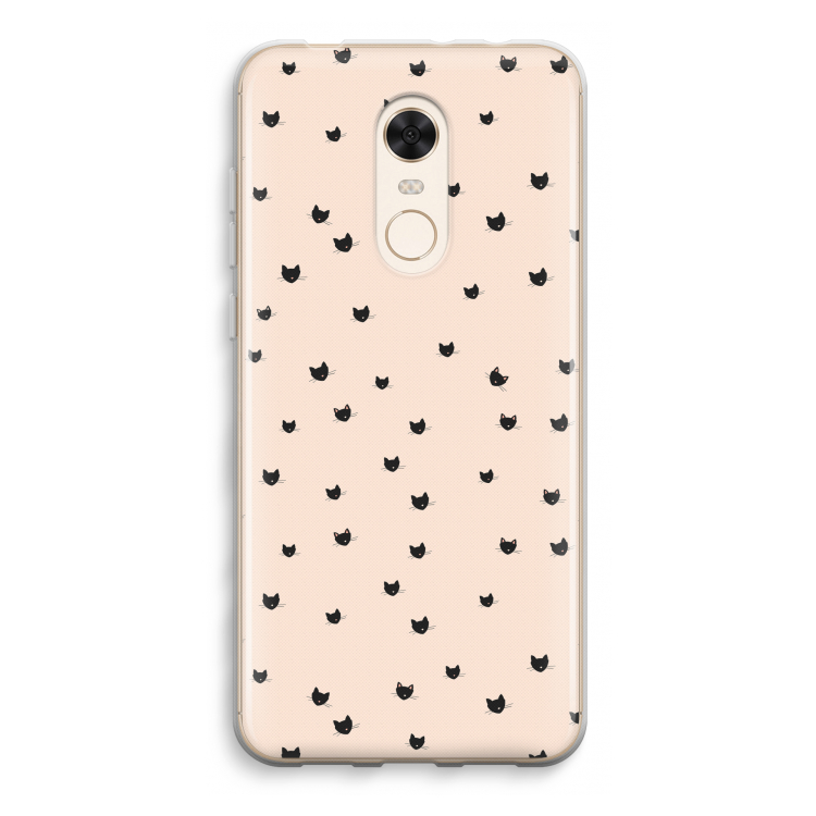 Kleine kattenkopjes: Xiaomi Redmi 5 Transparant Hoesje