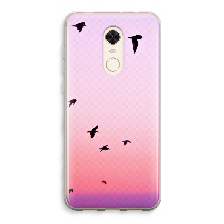 Fly away: Xiaomi Redmi 5 Transparant Hoesje