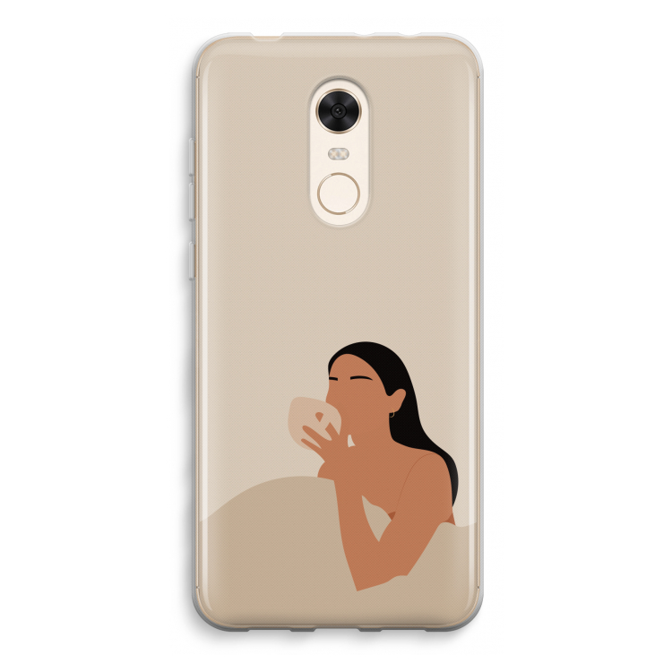 Fresh coffee: Xiaomi Redmi 5 Transparant Hoesje