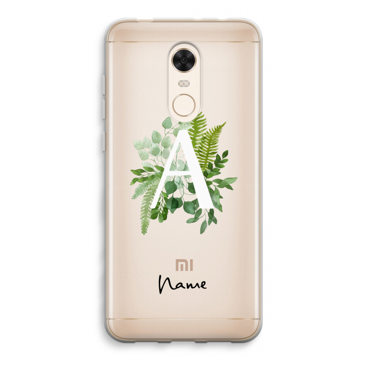 Green Brush: Xiaomi Redmi 5 Transparant Hoesje