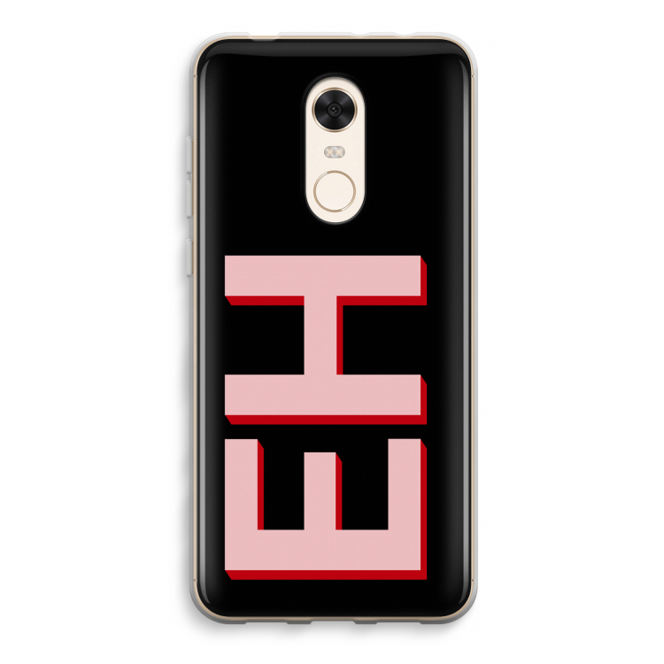 Monogram: Xiaomi Redmi 5 Transparant Hoesje
