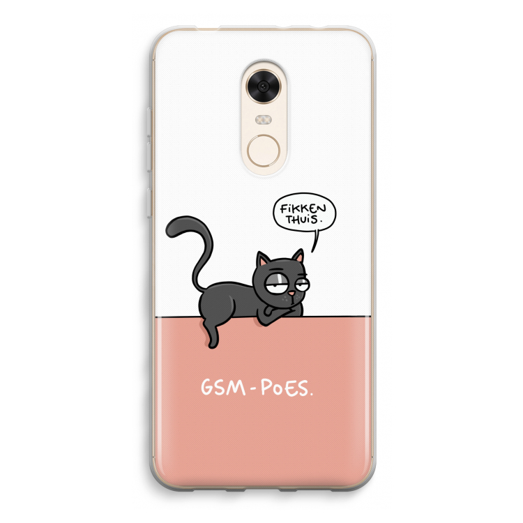 GSM poes: Xiaomi Redmi 5 Transparant Hoesje