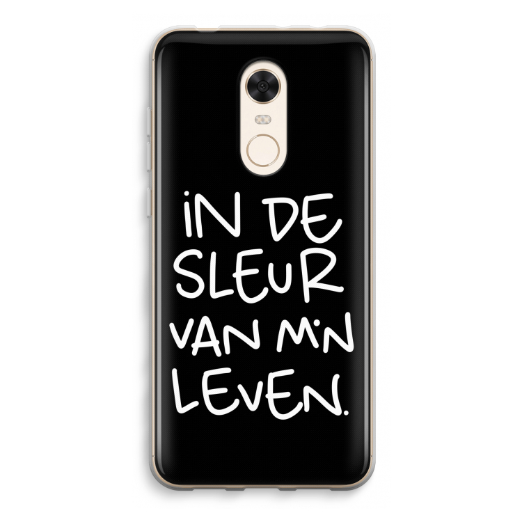 De Sleur: Xiaomi Redmi 5 Transparant Hoesje