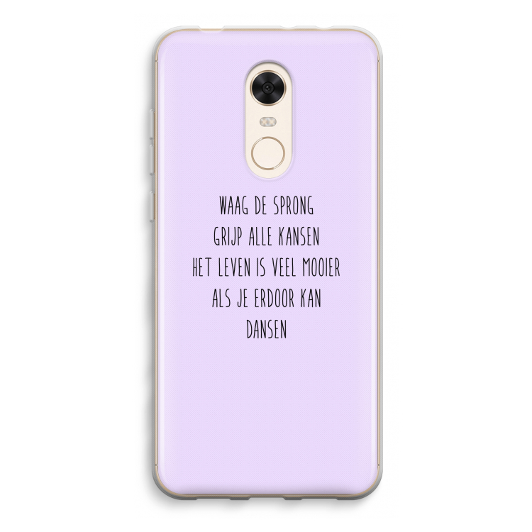 Sprong: Xiaomi Redmi 5 Transparant Hoesje