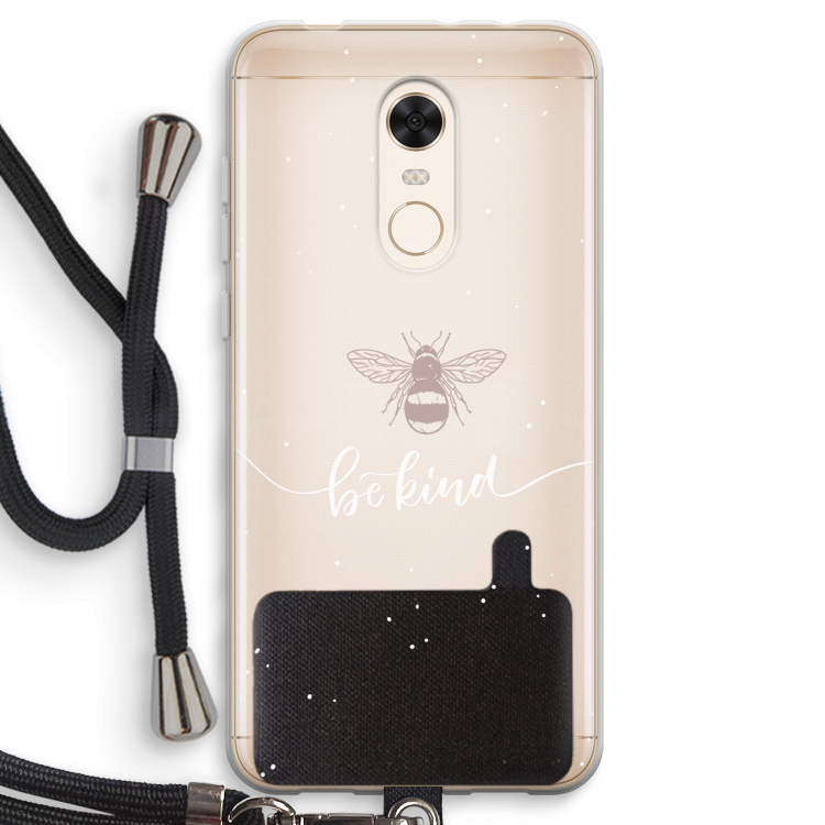 Be(e) kind: Xiaomi Redmi 5 Transparant Hoesje met koord