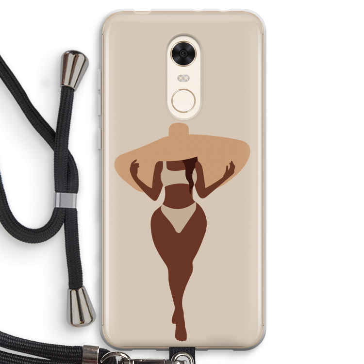 Let's get salty: Xiaomi Redmi 5 Transparant Hoesje met koord