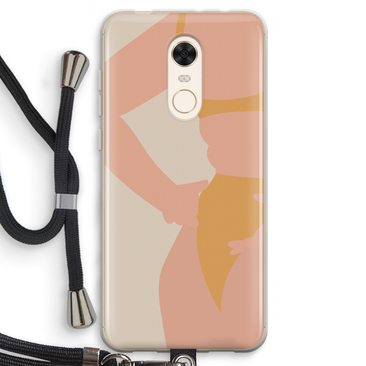 Bikini body: Xiaomi Redmi 5 Transparant Hoesje met koord