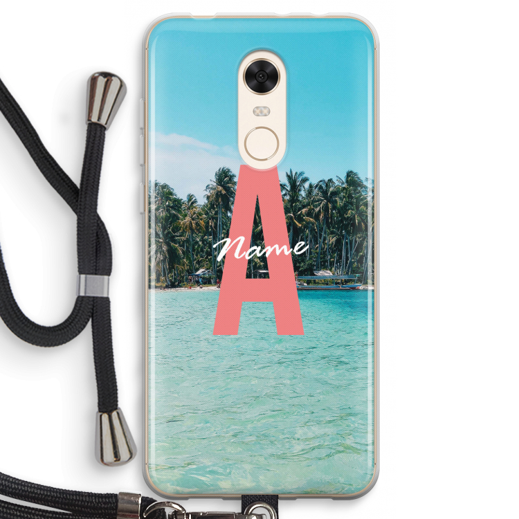Pacific Dream: Xiaomi Redmi 5 Transparant Hoesje met koord