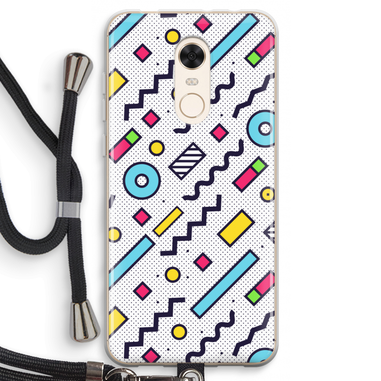 8-bit N°8: Xiaomi Redmi 5 Transparant Hoesje met koord