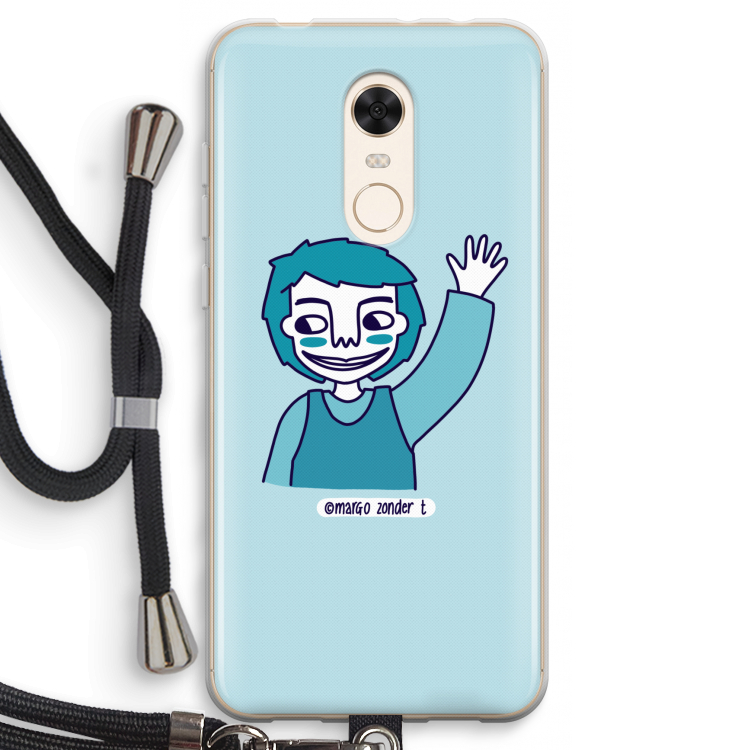 Zwaai: Xiaomi Redmi 5 Transparant Hoesje met koord