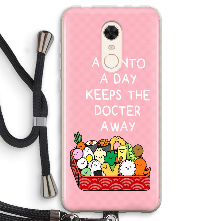 Bento a day: Xiaomi Redmi 5 Transparant Hoesje met koord