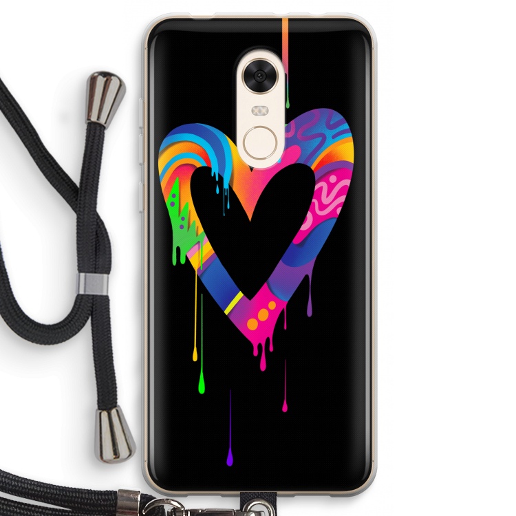 Melts My Heart: Xiaomi Redmi 5 Transparant Hoesje met koord
