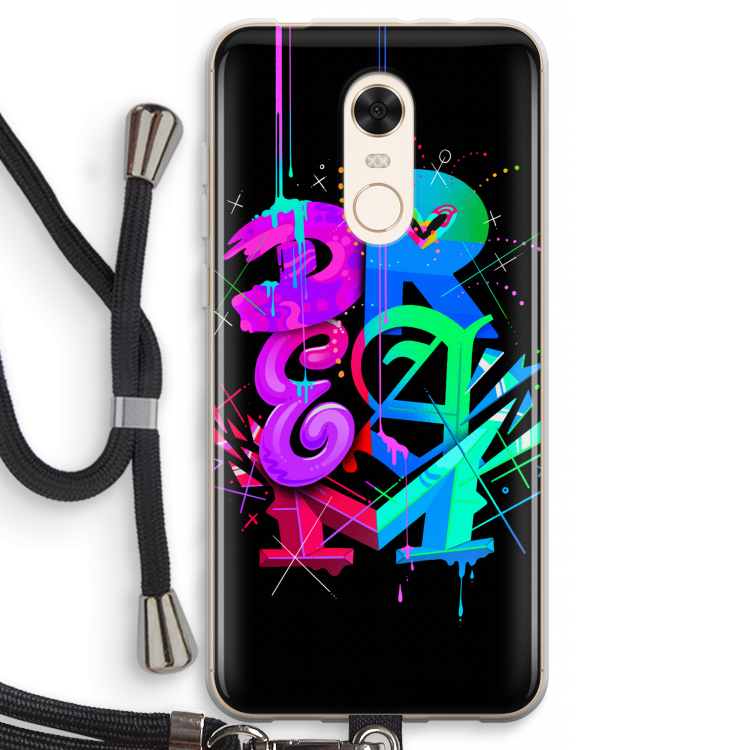 Dream: Xiaomi Redmi 5 Transparant Hoesje met koord