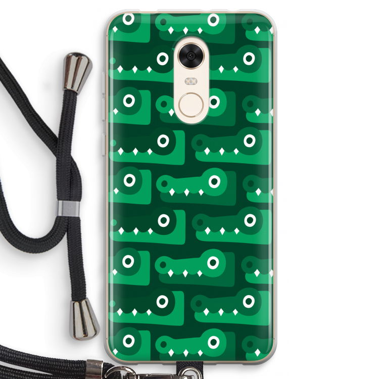Crocs: Xiaomi Redmi 5 Transparant Hoesje met koord