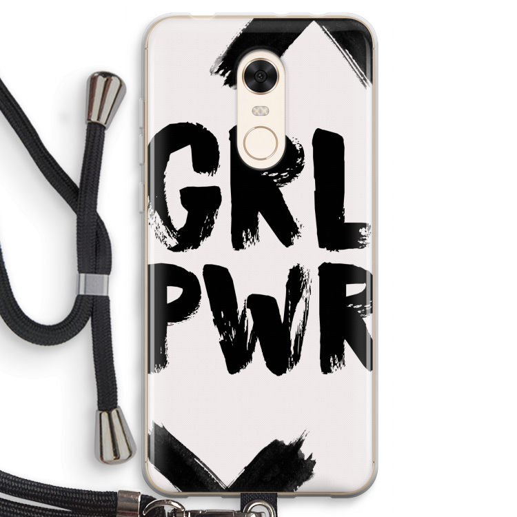 Girl Power #2: Xiaomi Redmi 5 Transparant Hoesje met koord