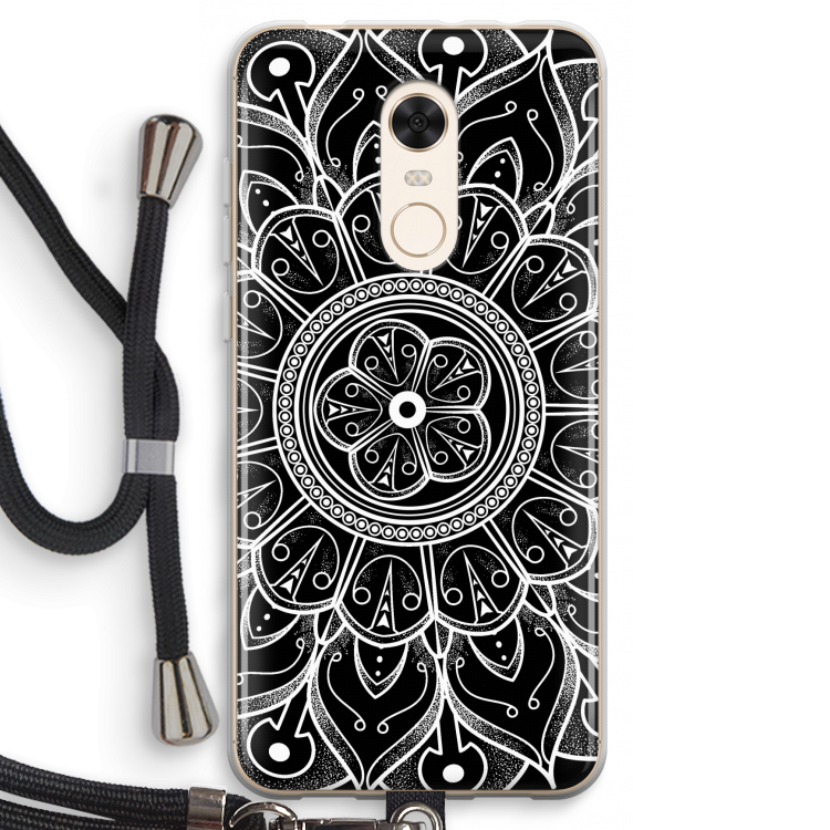 Roses Are Red: Xiaomi Redmi 5 Transparant Hoesje met koord