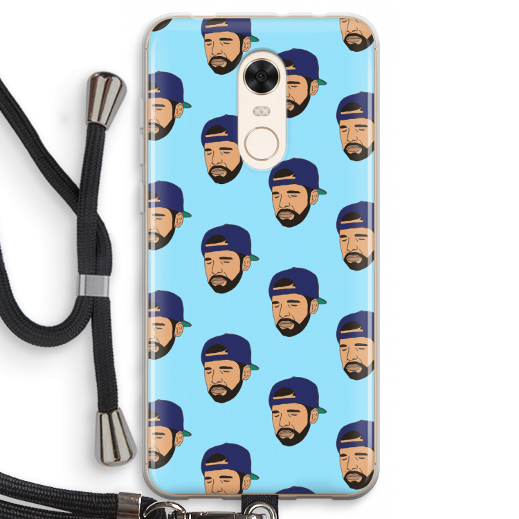 Drake Away: Xiaomi Redmi 5 Transparant Hoesje met koord