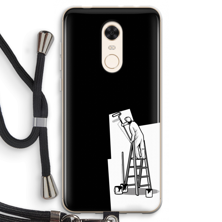 Musketon Painter: Xiaomi Redmi 5 Transparant Hoesje met koord