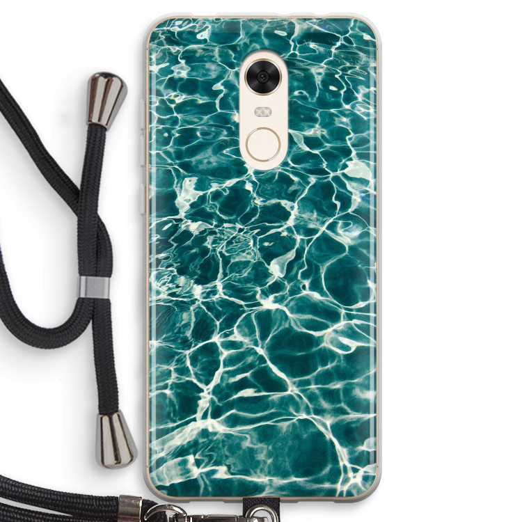 Weerkaatsing water: Xiaomi Redmi 5 Transparant Hoesje met koord