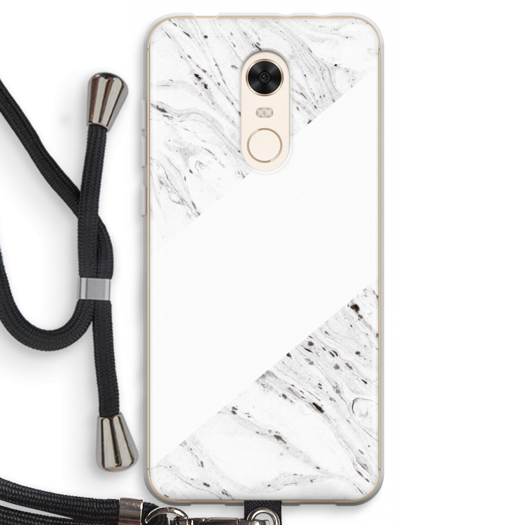 Biggest stripe: Xiaomi Redmi 5 Transparant Hoesje met koord