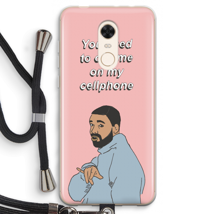 Hotline bling: Xiaomi Redmi 5 Transparant Hoesje met koord