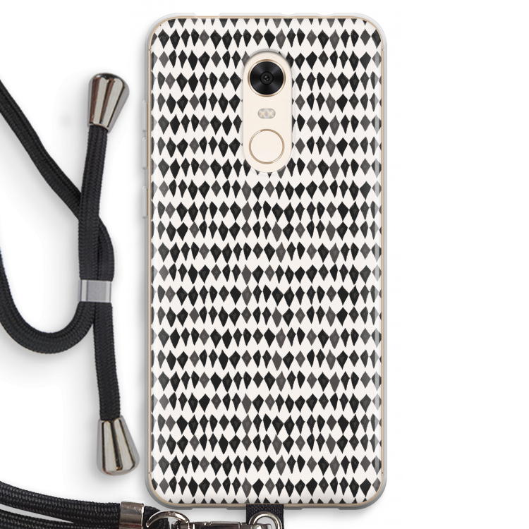 Crazy shapes: Xiaomi Redmi 5 Transparant Hoesje met koord