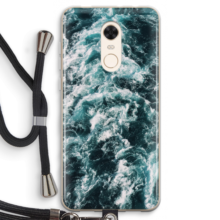 Zee golf: Xiaomi Redmi 5 Transparant Hoesje met koord