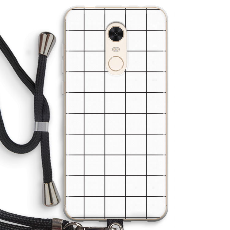 Rooster: Xiaomi Redmi 5 Transparant Hoesje met koord