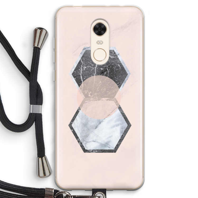 Creatieve toets: Xiaomi Redmi 5 Transparant Hoesje met koord