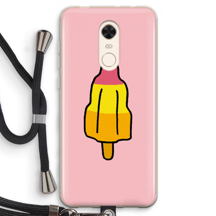 Raketijsje: Xiaomi Redmi 5 Transparant Hoesje met koord