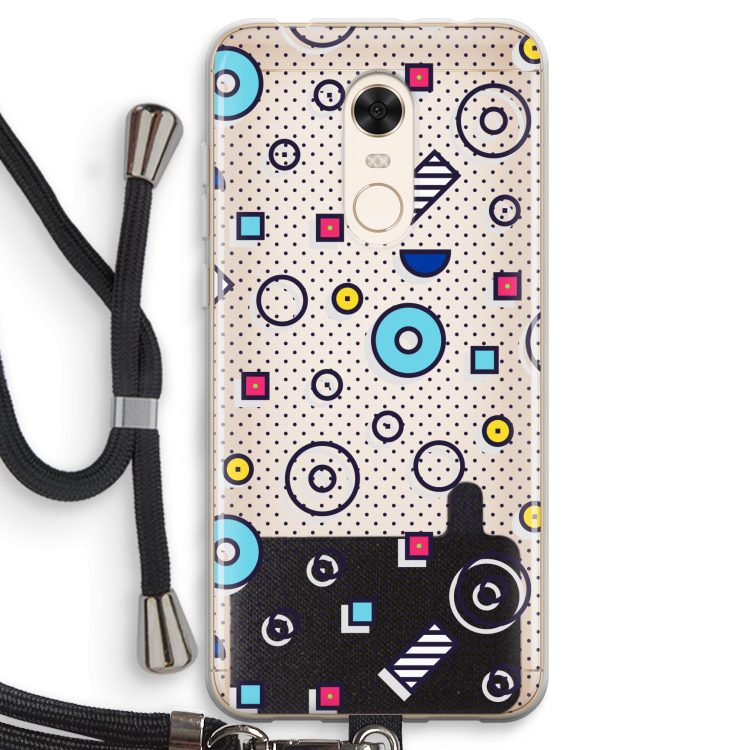 8-bit N°9: Xiaomi Redmi 5 Transparant Hoesje met koord