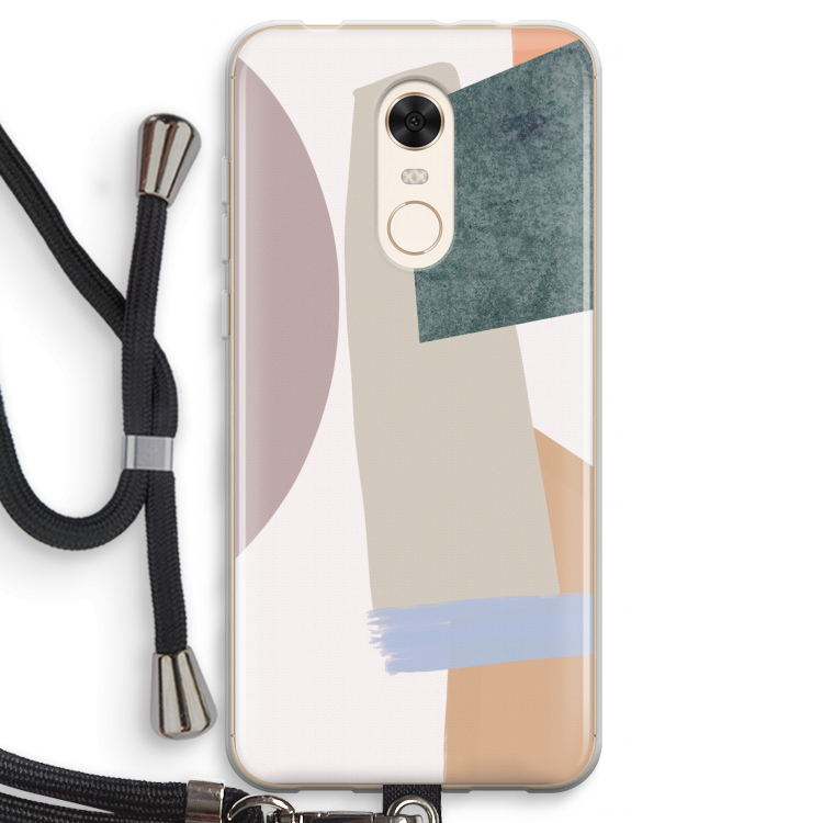 Lindo: Xiaomi Redmi 5 Transparant Hoesje met koord