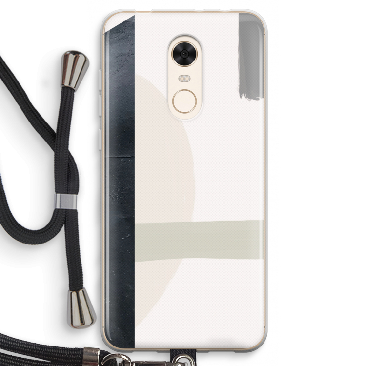 Baca: Xiaomi Redmi 5 Transparant Hoesje met koord
