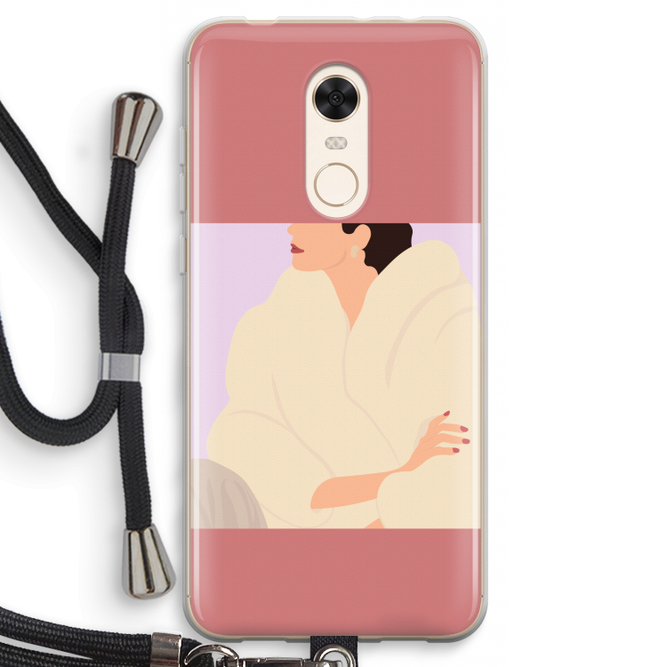 Cosy: Xiaomi Redmi 5 Transparant Hoesje met koord