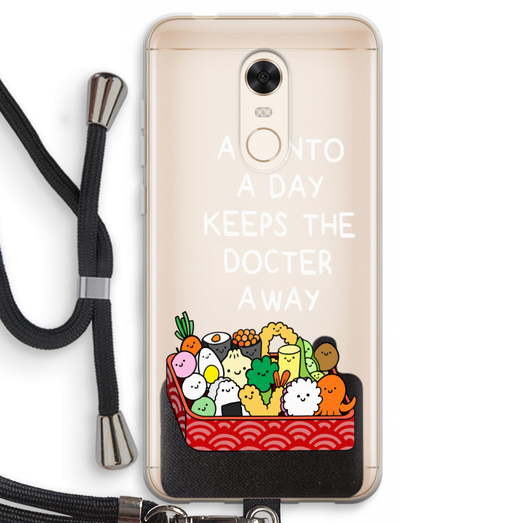 Bento a day: Xiaomi Redmi 5 Transparant Hoesje met koord