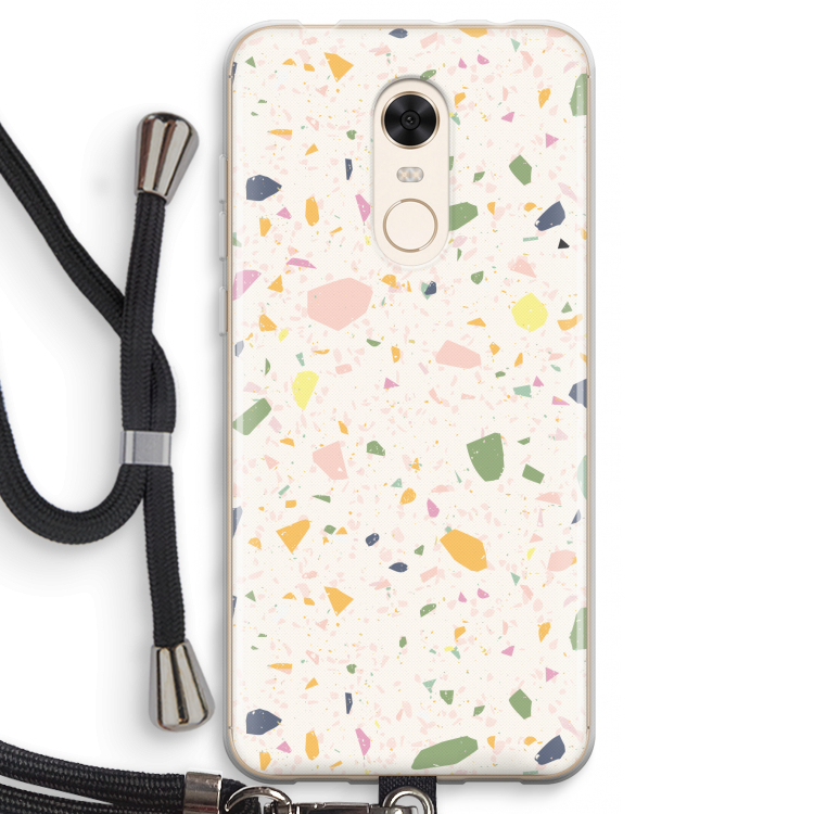 Terrazzo N°21: Xiaomi Redmi 5 Transparant Hoesje met koord