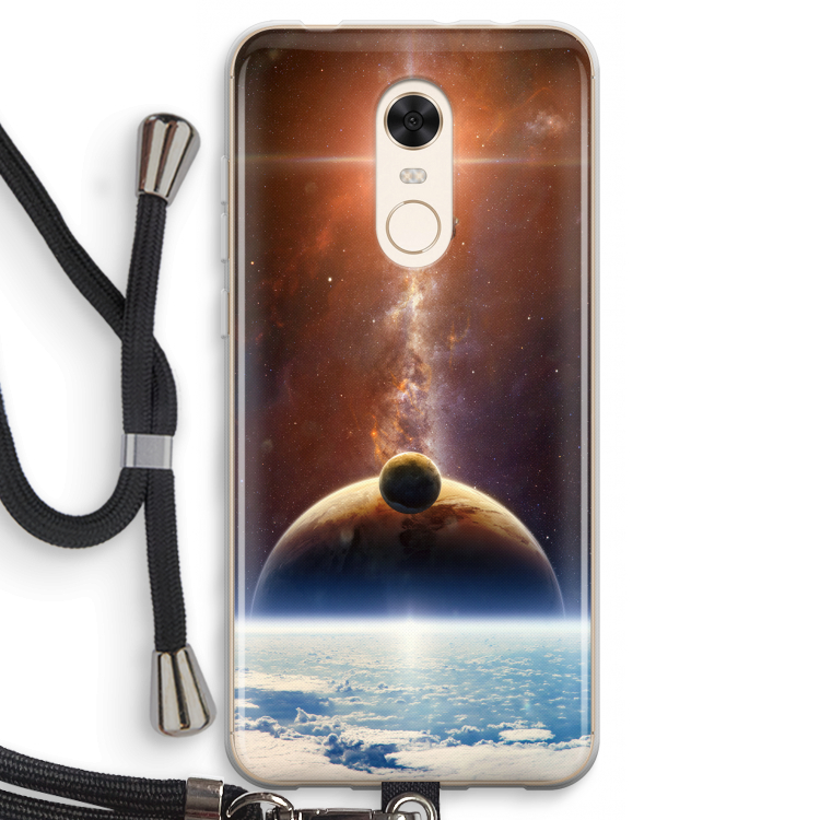 Omicron 2019: Xiaomi Redmi 5 Transparant Hoesje met koord