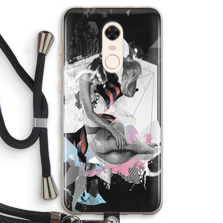 Camouflage de sommeil: Xiaomi Redmi 5 Transparant Hoesje met koord