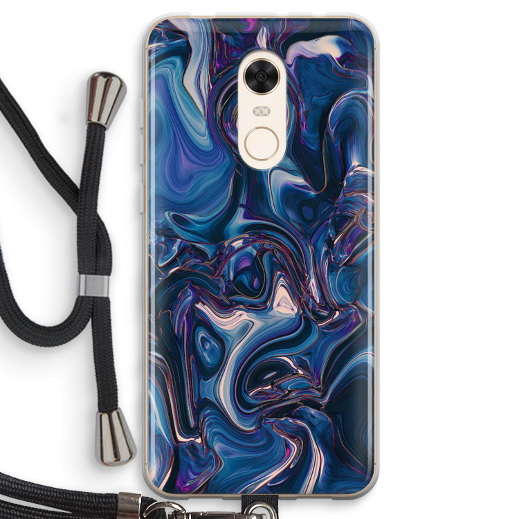 Mirrored Mirage: Xiaomi Redmi 5 Transparant Hoesje met koord