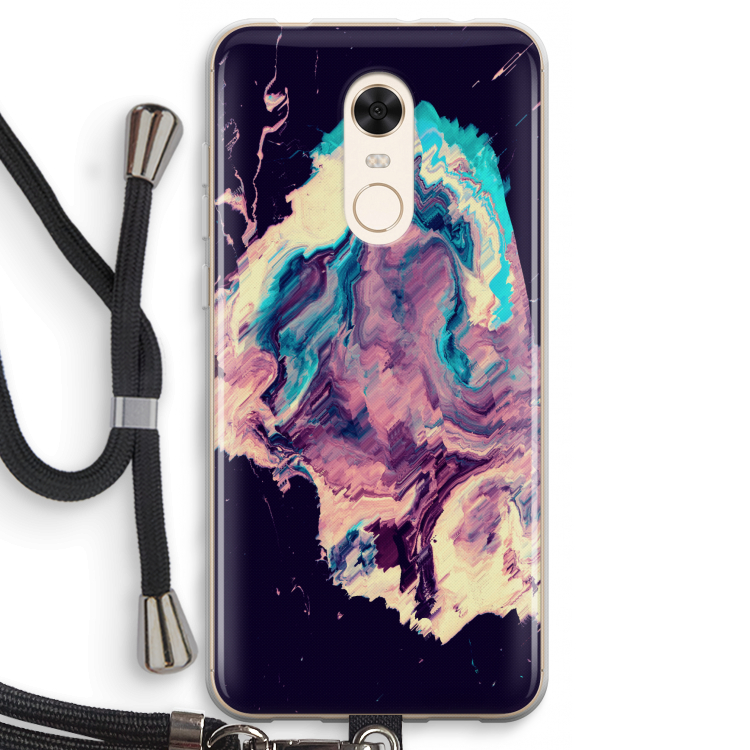 Cosmic Silence: Xiaomi Redmi 5 Transparant Hoesje met koord