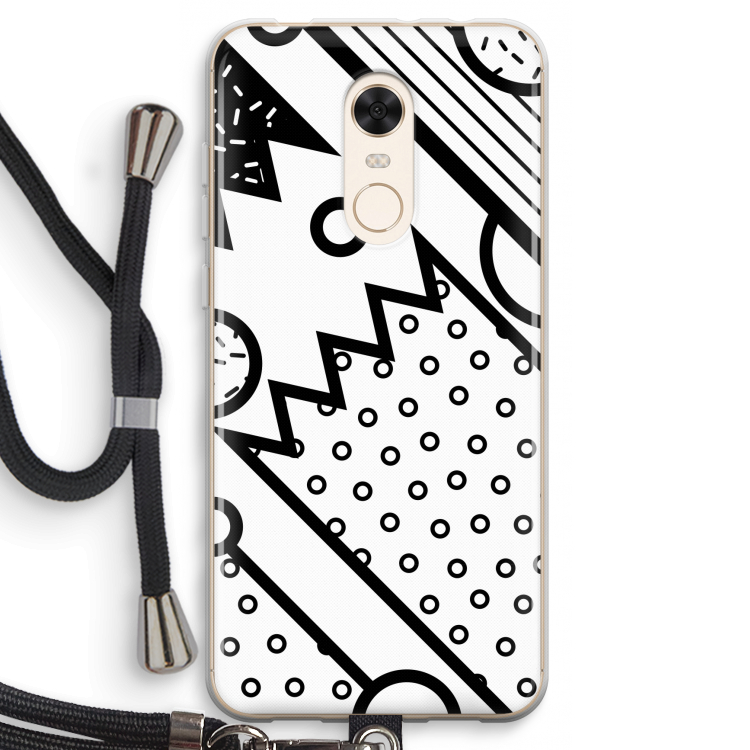 Pop Art #4: Xiaomi Redmi 5 Transparant Hoesje met koord