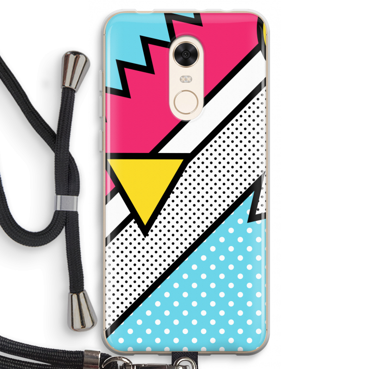 Pop Art #3: Xiaomi Redmi 5 Transparant Hoesje met koord