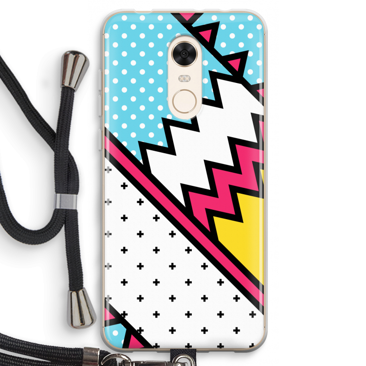 Pop Art #2: Xiaomi Redmi 5 Transparant Hoesje met koord
